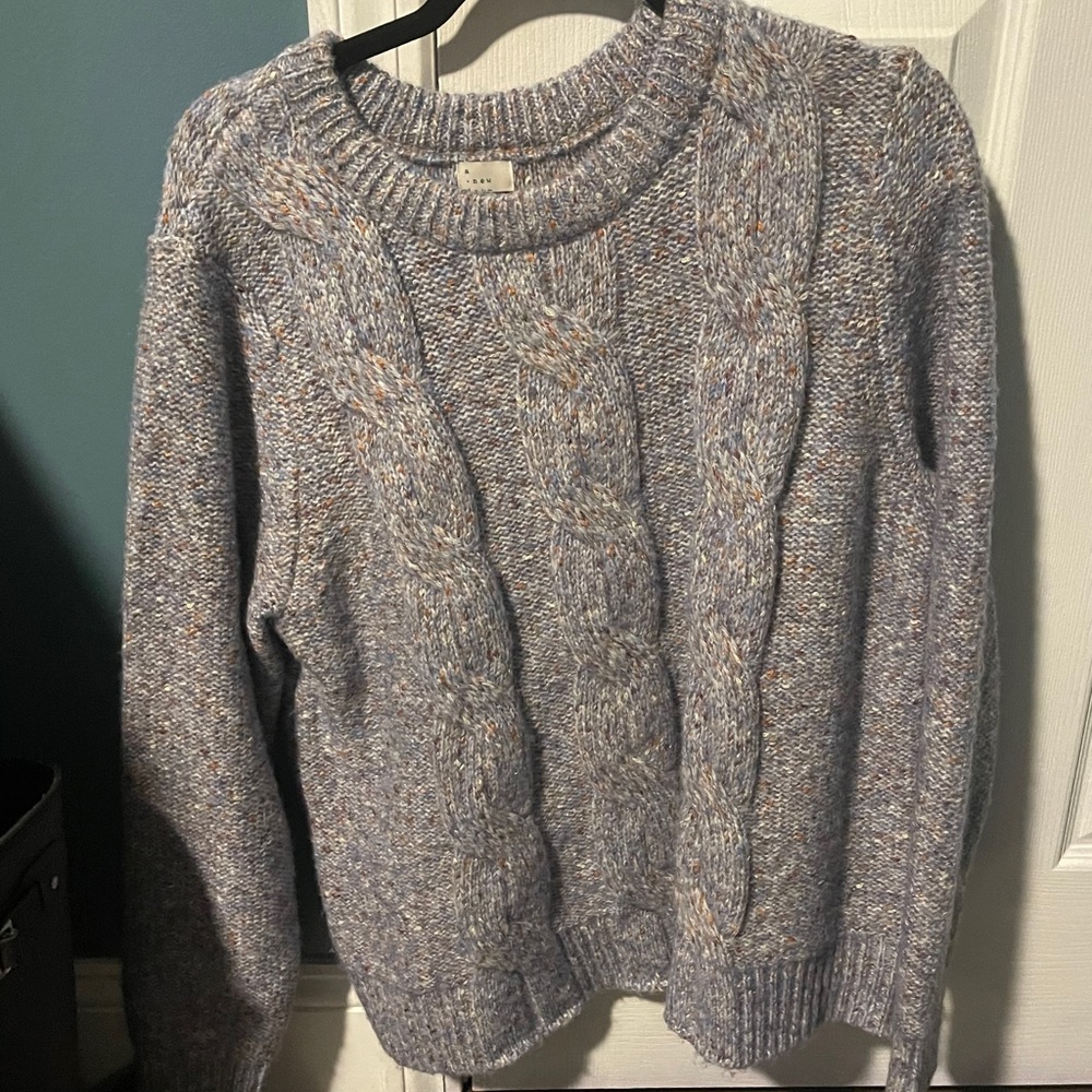 Blue Knit Sweater